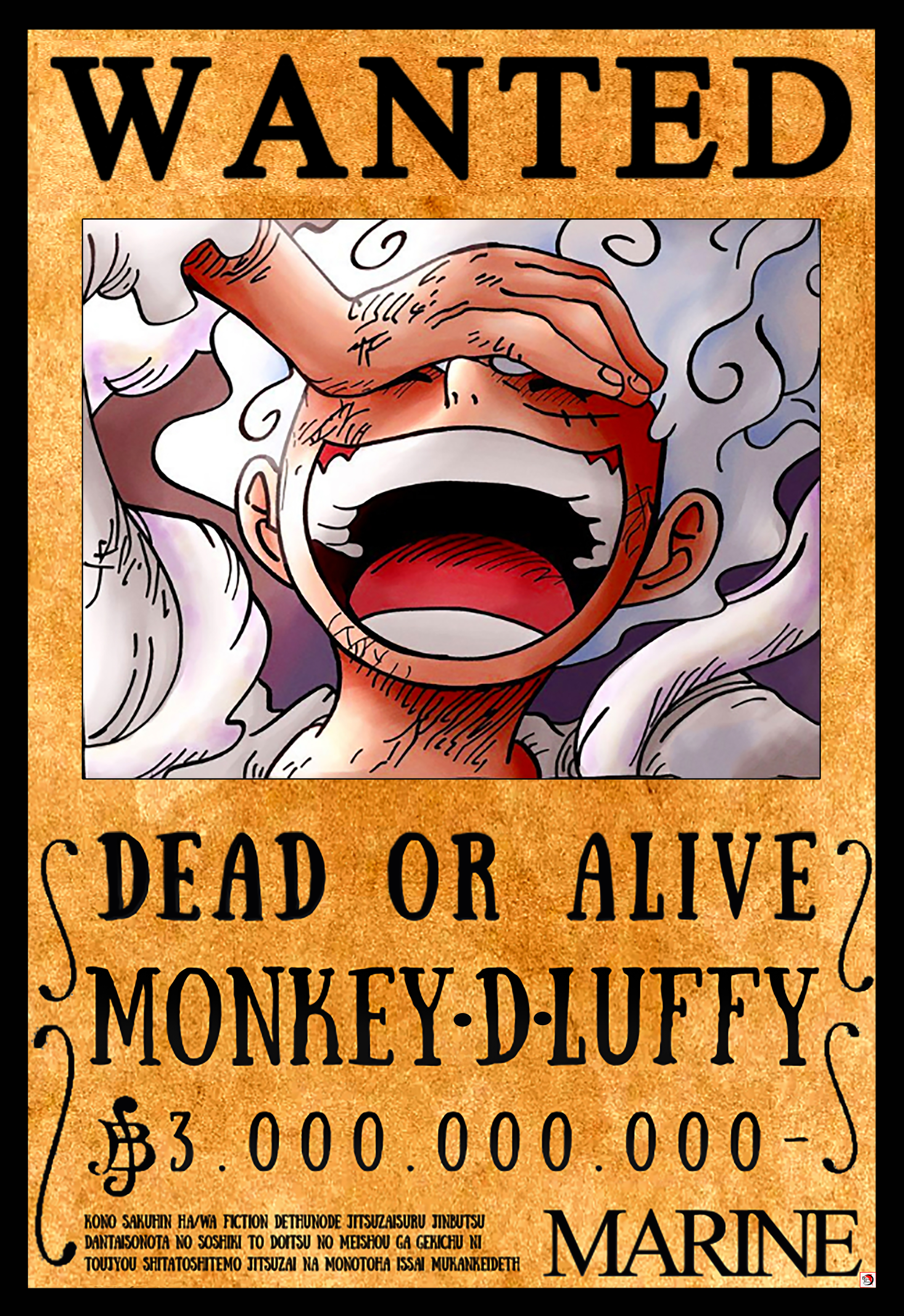 wanted "One Piece" posters